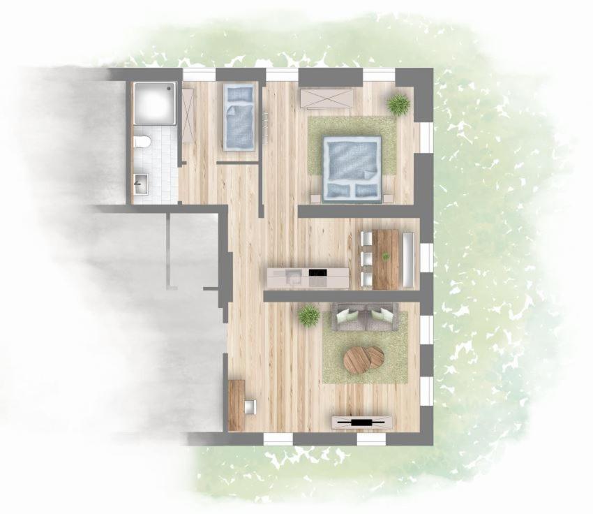 Gutshof Schirgiswalde Apartment Bagian luar foto